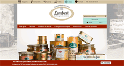 Desktop Screenshot of lembertfoiesgras.com